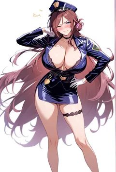 马尾制服之下警察的极致淫堕